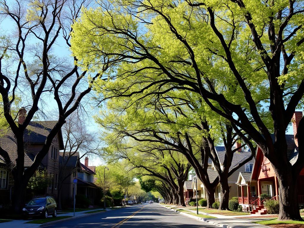 Old Southwest neighborhood scene